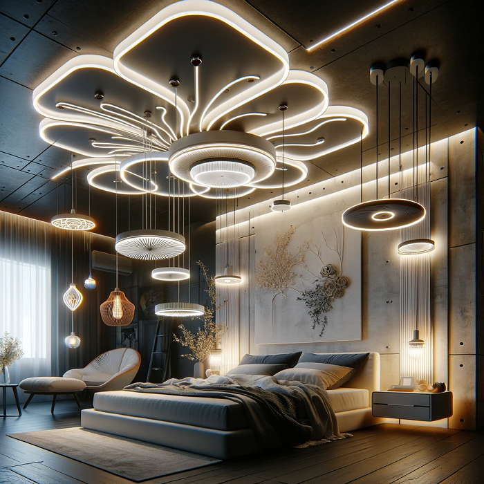 Innovative Bedroom Ceiling Light Fixtures Ideas narvik home parcs