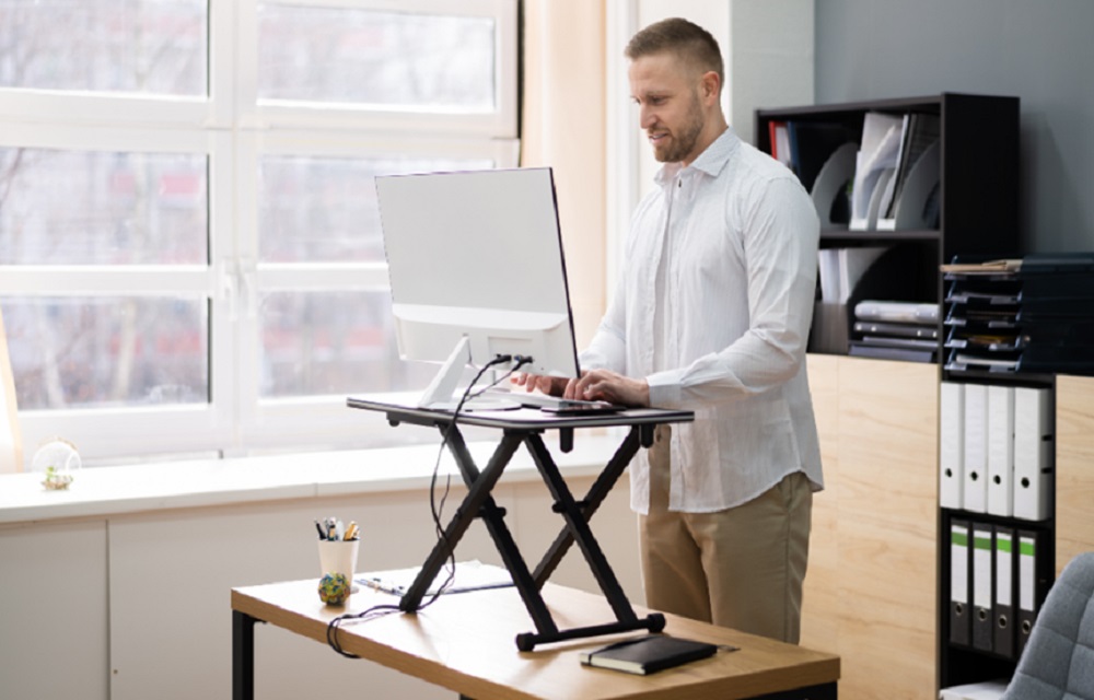 sit-stand desks and standing desk converte